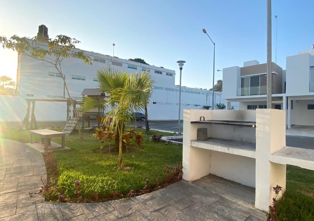 Casa Familiar En Condominio Privado Cerca De Playa Cancun Ngoại thất bức ảnh